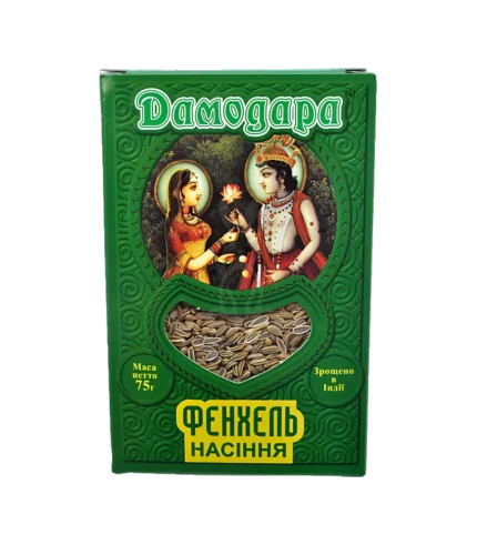 Фенхель насіння (Fennel Seeds Damodara) 75 Гр.