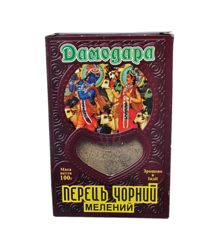 Перець чорний мелений (Black Pepper Powder Damodara) 50 Гр.