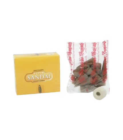 Супер Сандал Дхуп Конуси (Sandal Dhoop Cones Satya) 12 Штук.