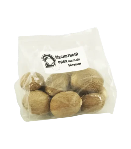 Мускатний горіх цілий (Whole Nutmeg Damodara) 50 Гр.