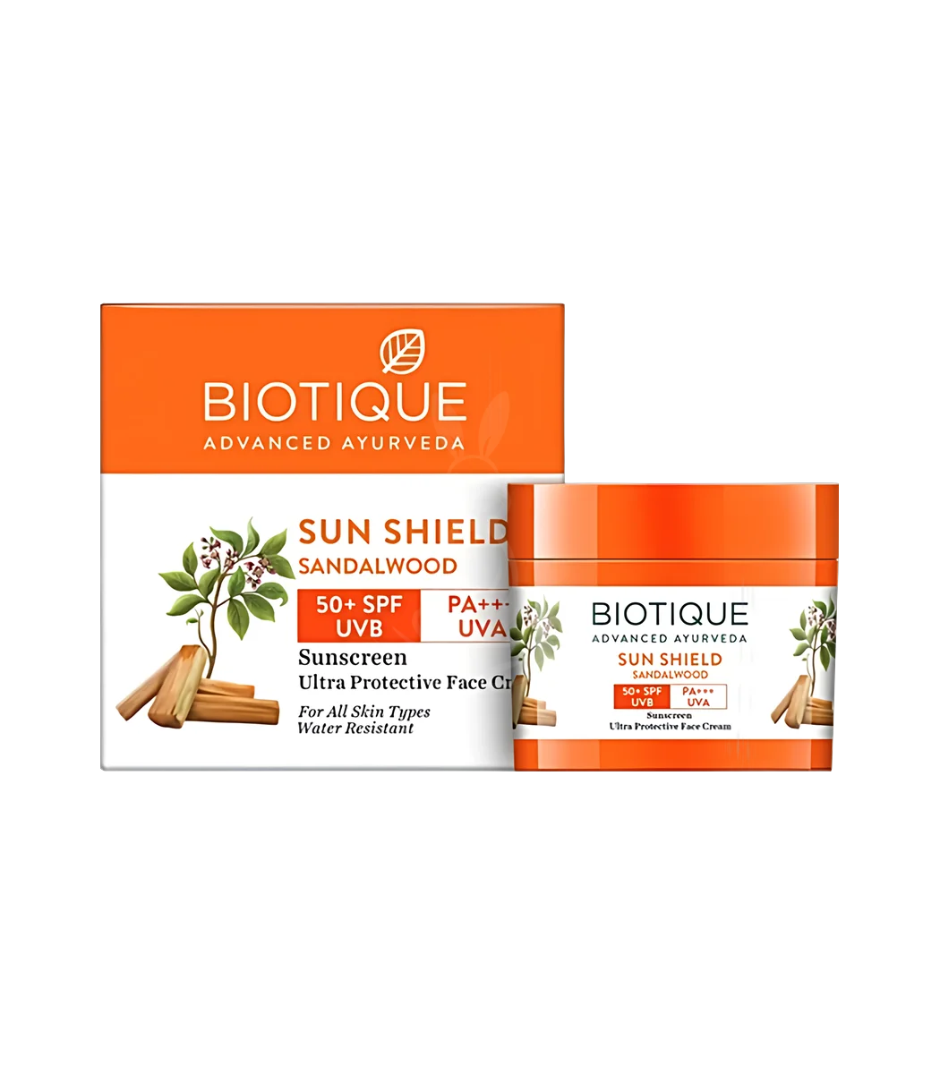 10348-main Крем з Сандалом (Bio Sandal Wood Cream Biotique) 50 Гр. - Зображення 1