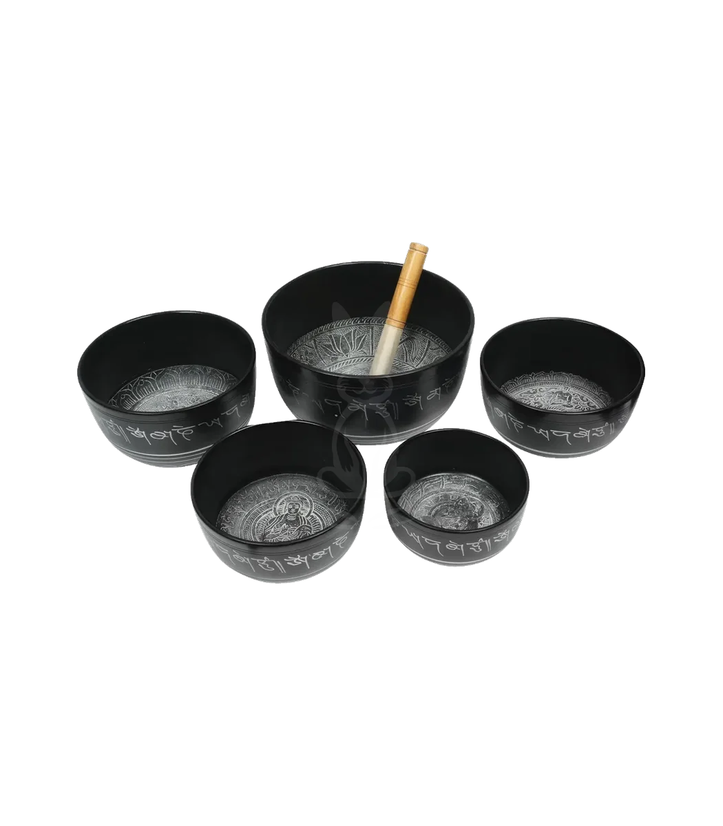 10364-main Чаша співаюча набір (Set Singing Bowl Everest) 5 Штук. - Зображення 1