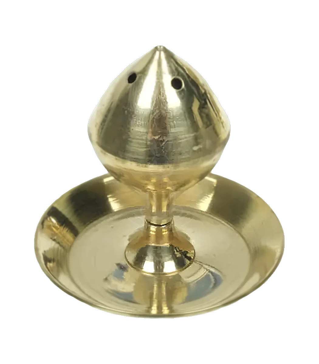 10368-main Підставка під ароматичні палички латунна №2 мала (Brass Incense Holder No.2 Small Goloka) 1 Штук. - Зображення 1