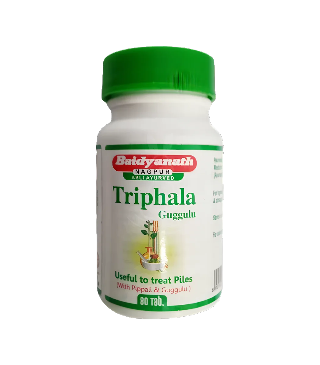 10398-main Трифала Гуггул (Triphala Guggul Baidyanath) 80 Таб. - Зображення 1