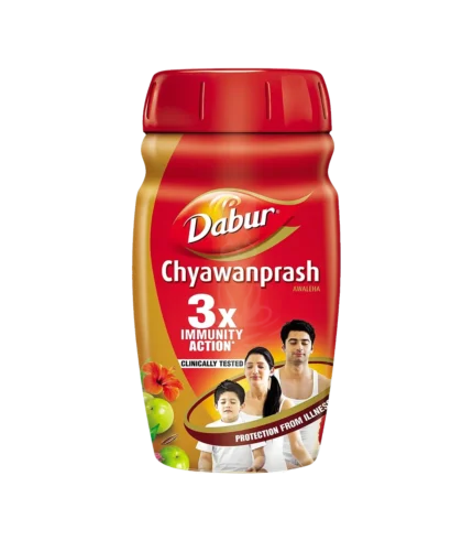 Чаванпраш 3*імунітет Ред (з медом) (Chyawanprash 3*Imunity Red (with honey) Dabur) 500 Гр.